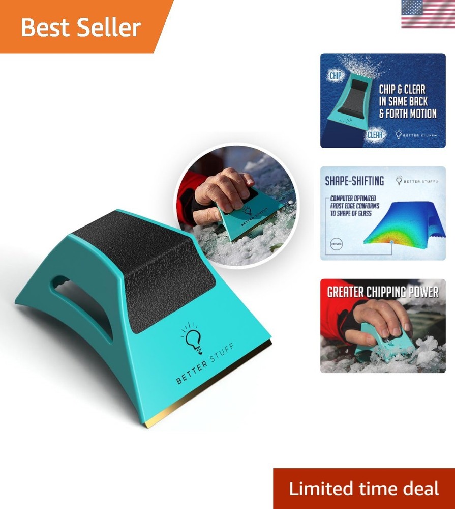 Revolutionary Ice Scraper with Shape Shifting Technology | Fast & Ergonomic