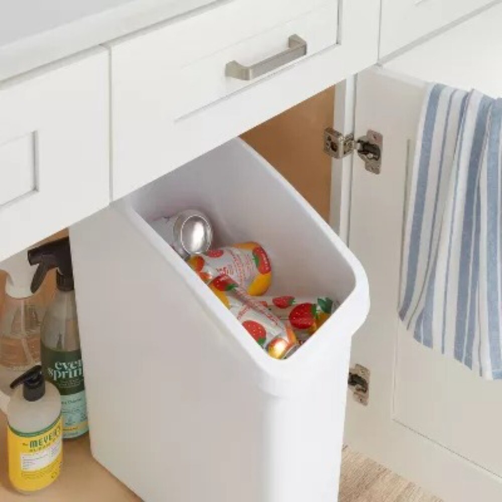 Under Sink Waste and Sorting Can : 5.8 Gallon, Textured Finish