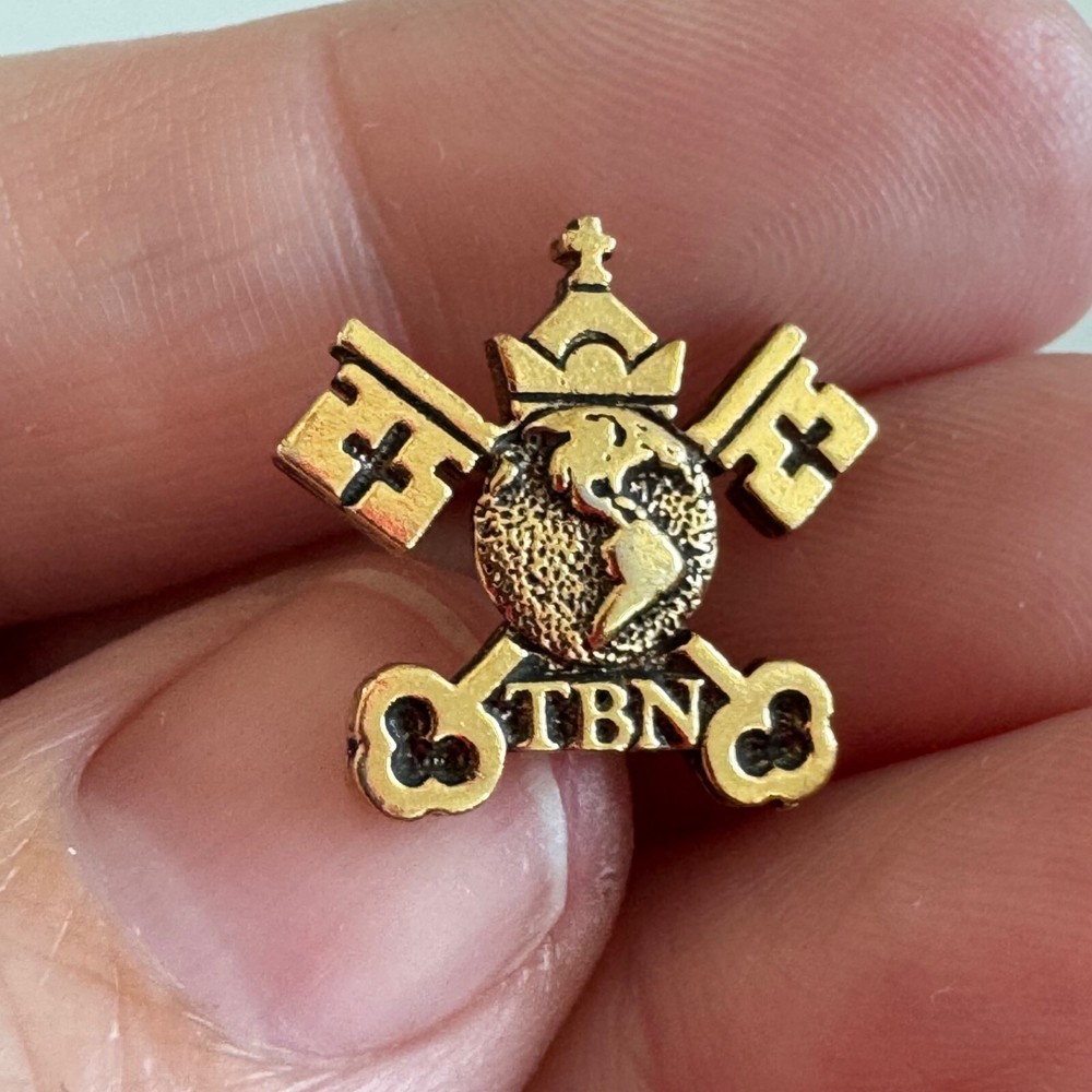 Vintage Trinity Broadcast Network Lapel Pin Tie Tack