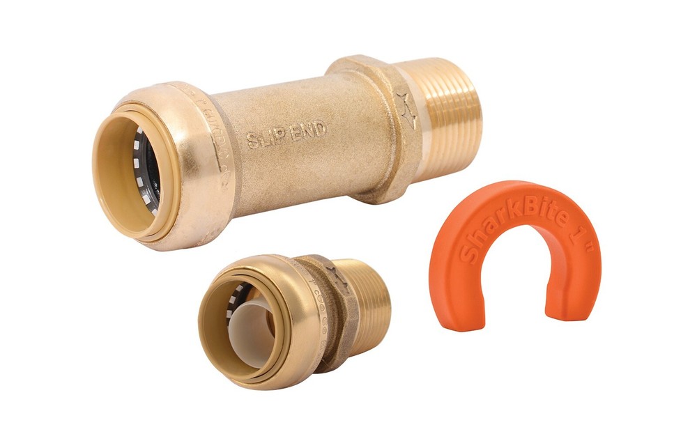SharkBite 25562 1 in. Push-to-Connect Water Filter Installation Kit