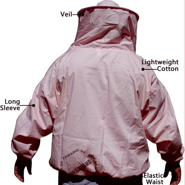 Pink Beekeeper Pullover Jacket - Extra Large, Stylish & Protective