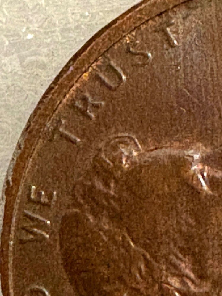 1990 no mint mark penny with multiple errors