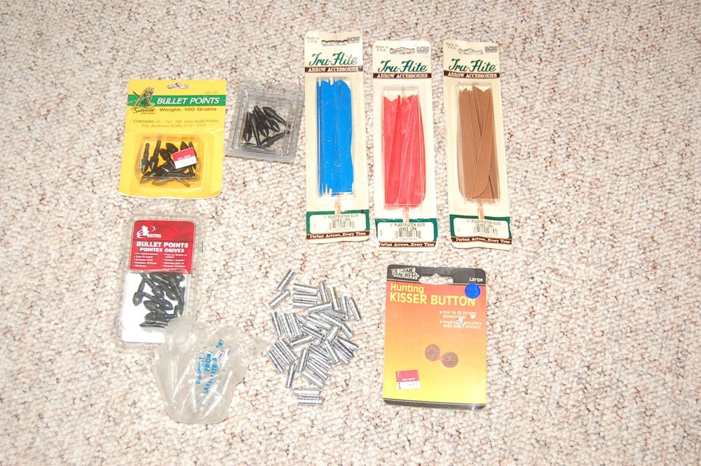 Archery Arrow Making Supplies - Target Points, Vanes, Inserts
