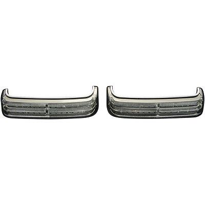 Custom Dynamics ProBeam Chrome Smoke LED Sequential Low-Profile BAGZ Light Ha...