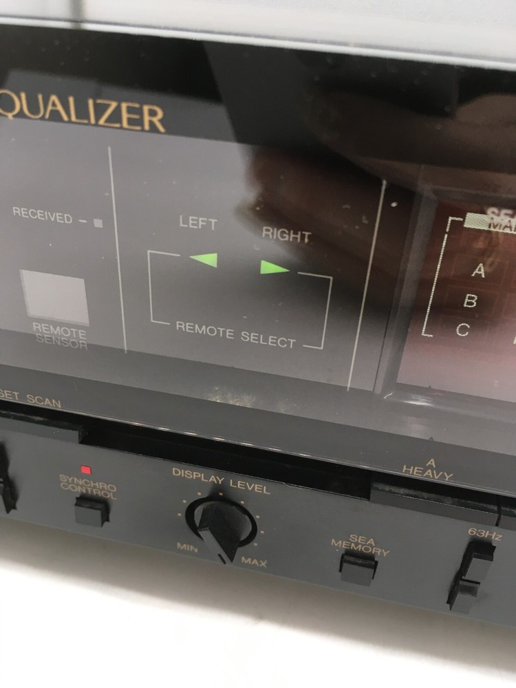 VICTOR SEA-M770 Graphic Equalizer Spectrum Analyzer Black Working Tested