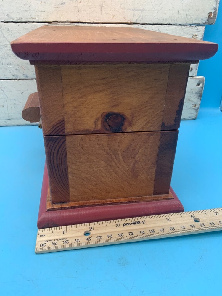 Jane Carroll Solid Wood Hinged Storage Box