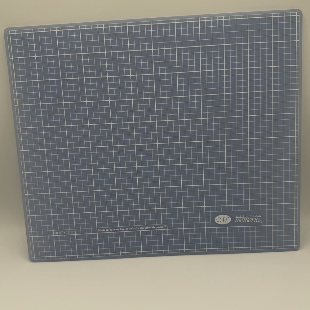 Creative Memories Cutting System 4 Oval Patterns Template & Mat Crafting Scrap