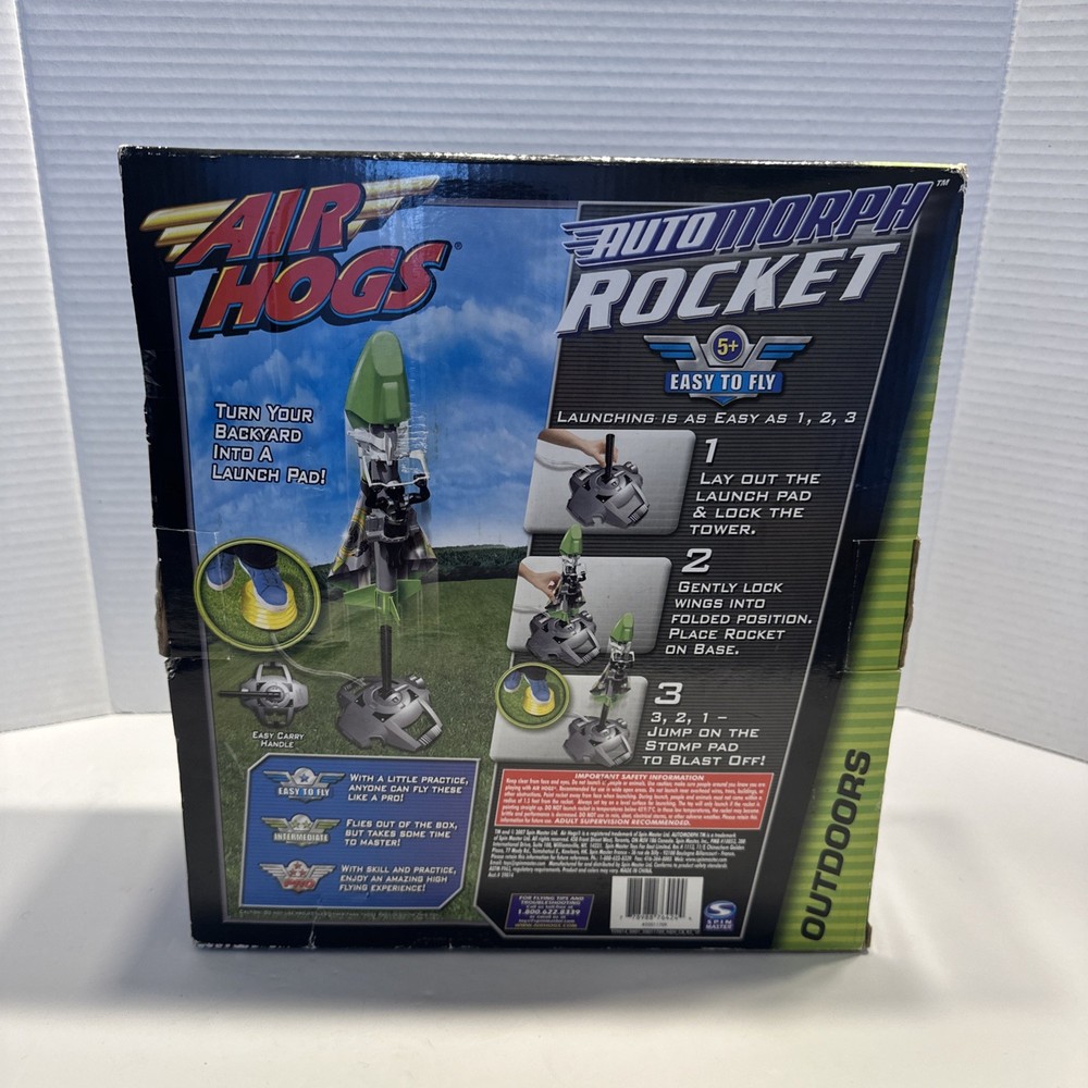 Air Hogs Automorph Rocket 2 In 1 Rocket And Glider 2007 Spin Master