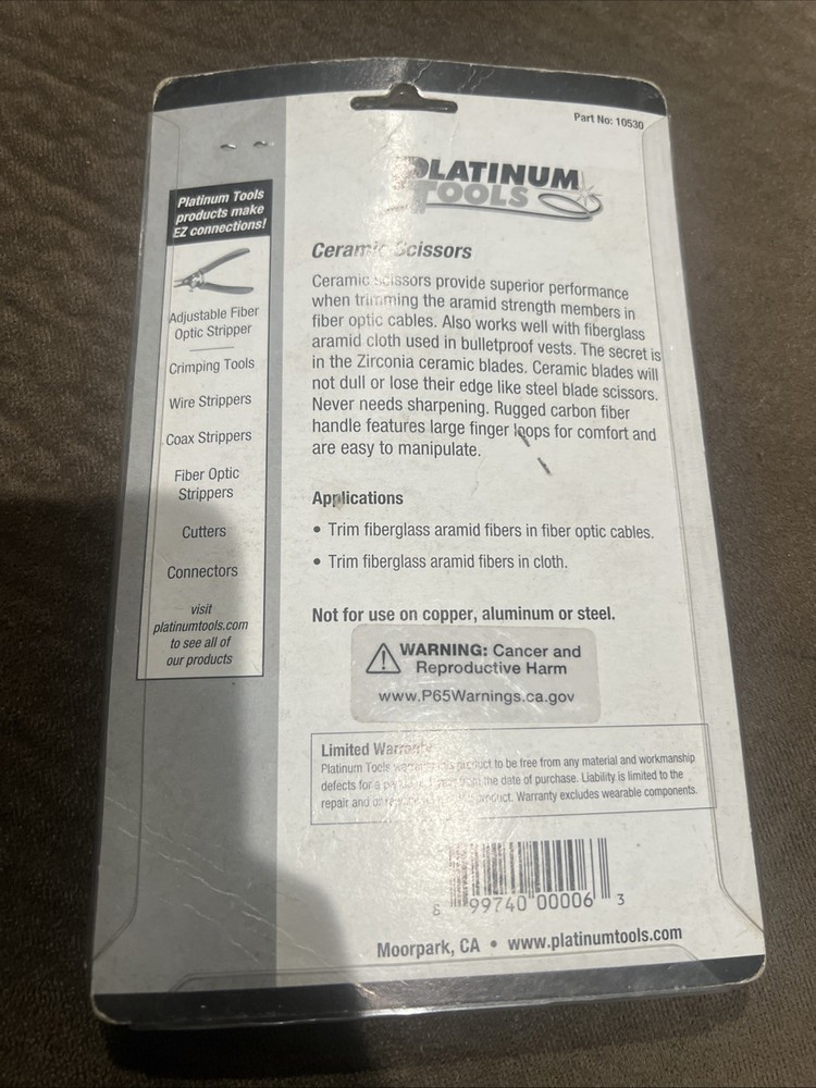 10530 Ceramic Scissor Platinum Tools