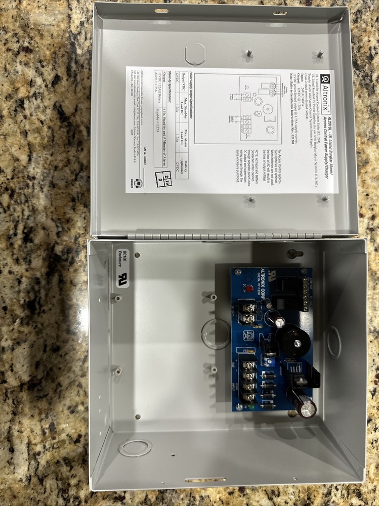 Altronix AL201UL Power Supply
