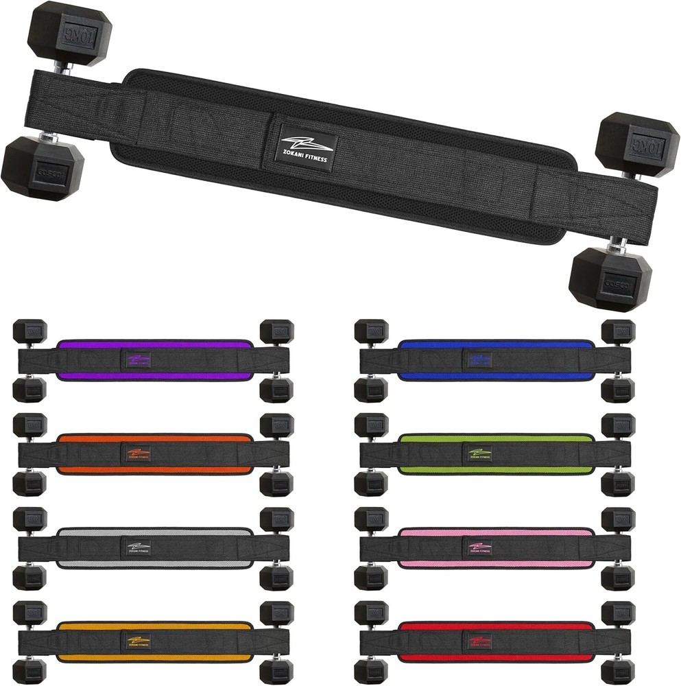 Hip Thrust Belt - Heavy duty, Comfortable, Adjustable hip belt for...(450 lbs)..