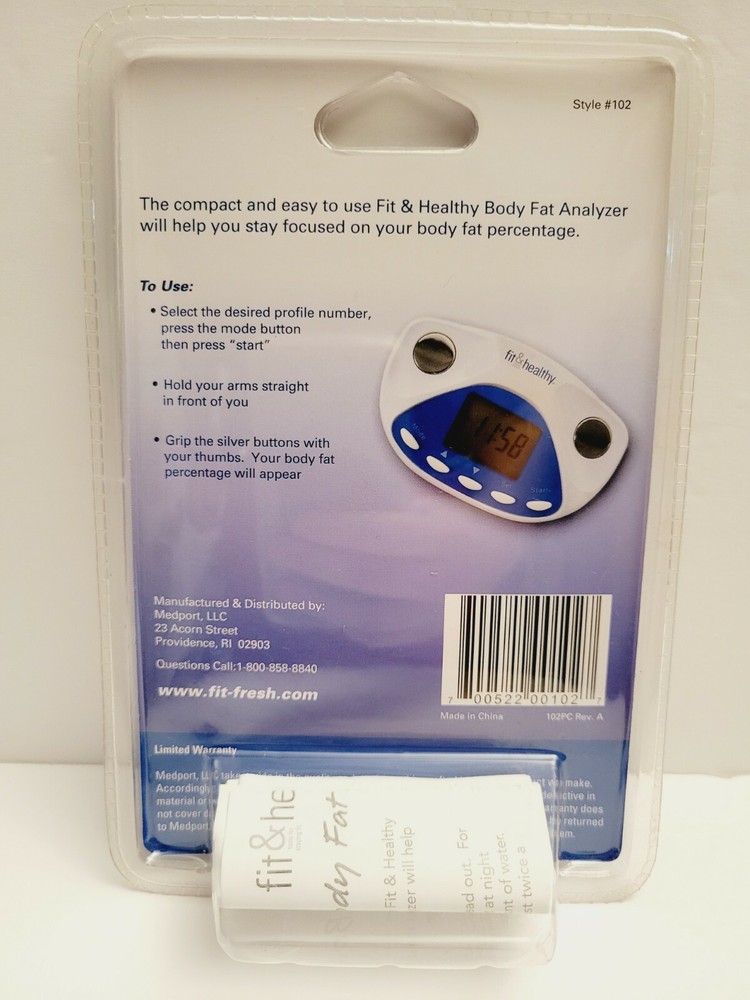 FIT & HEALTHY BODY FAT ANALYZER