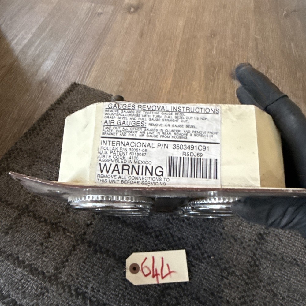 INTERNATIONAL DASH PANEL, GAUGE PANEL - P/N: 3503491C91