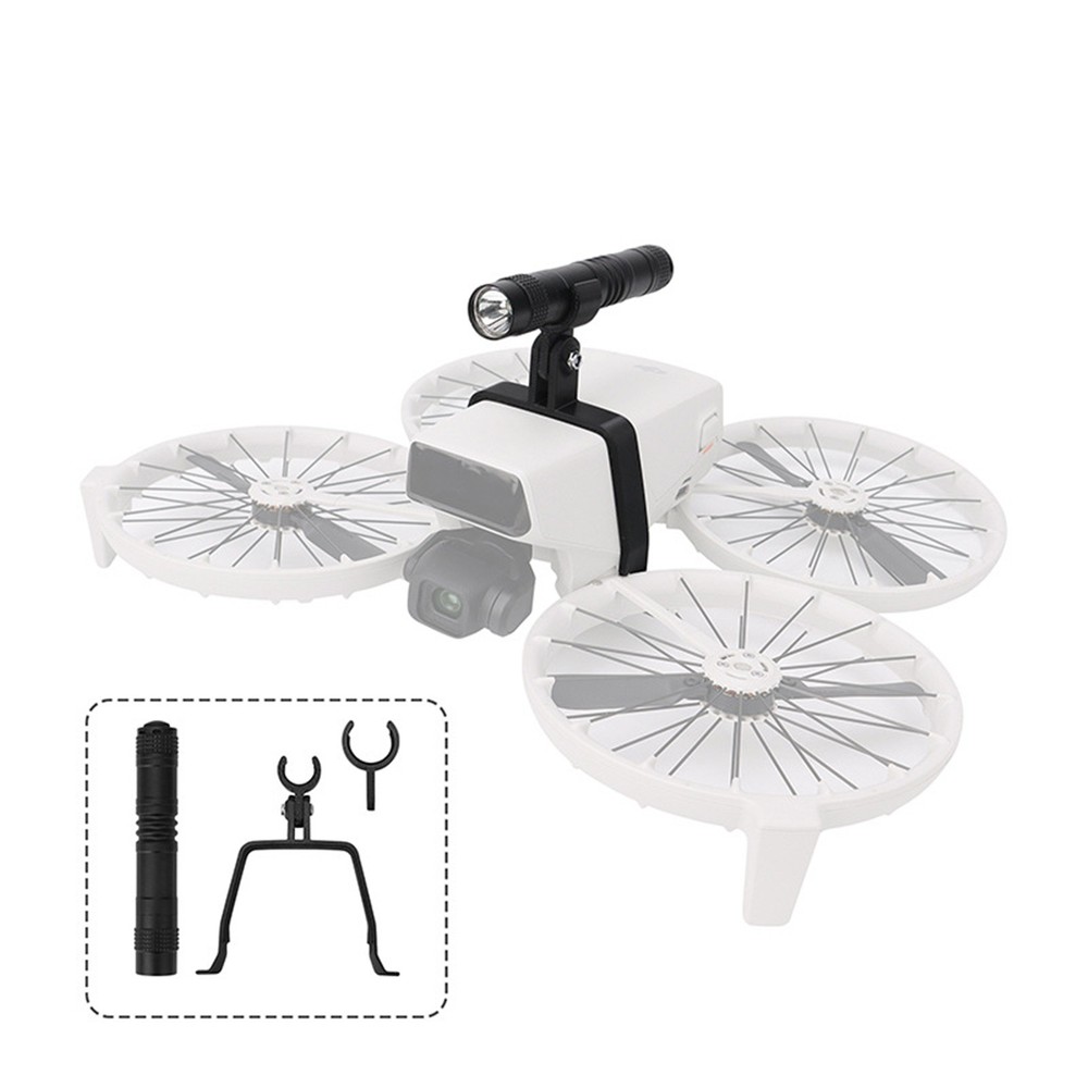 Night LED Flashlight Searchlight With Holder Stand Part For DJI FLIP Drone