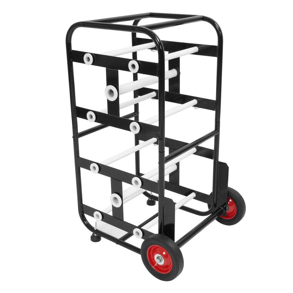 Transportable Axle Cable Caddy with 10 Rods Cable Spool Wire Rack Dispenser