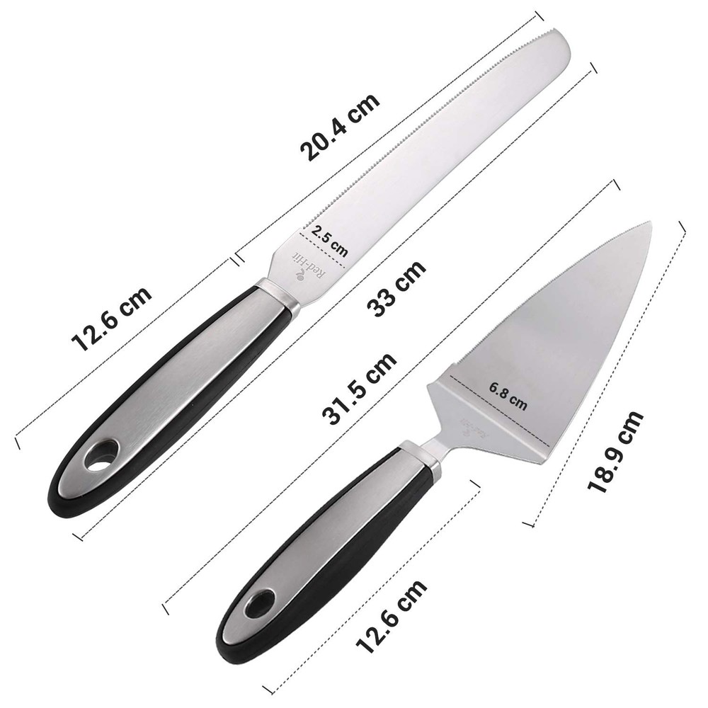 Cake Cutting Set for Wedding Cake and Server Set, Cake Cutter and Pie Spatula...