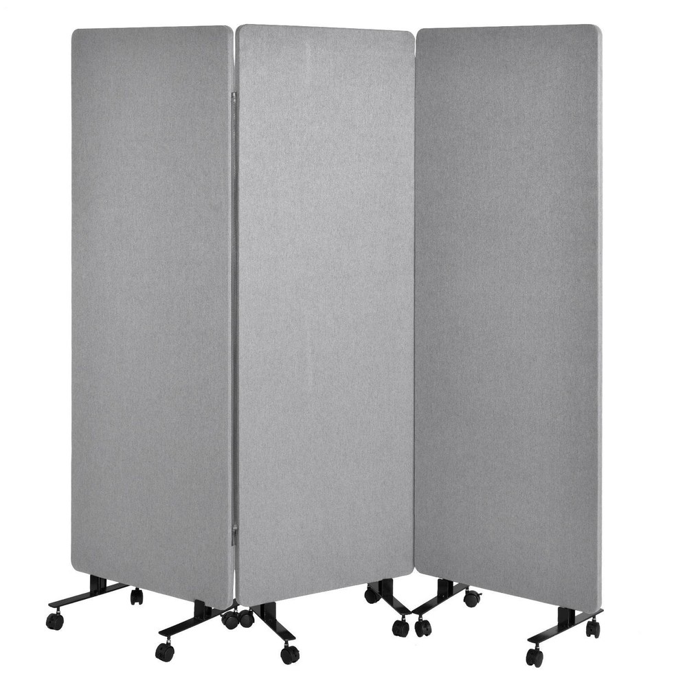 3-Panel Room Divider Folding Privacy Screen Wall Partition Home Office Separator