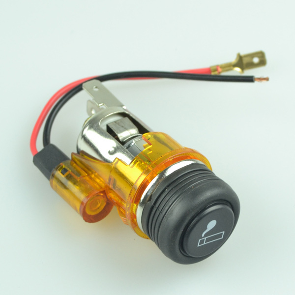 12v Illuminated Car Cigarette Cigar Lighter Socket Replacement Kit Light Up
