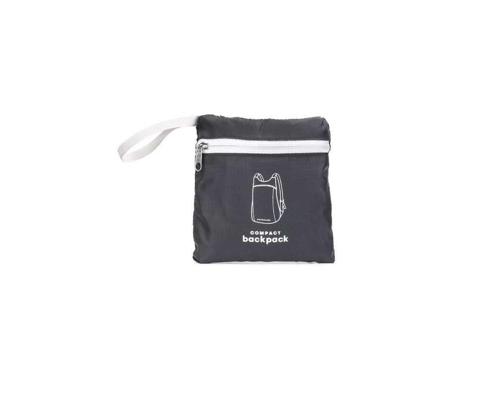 Kikkerland BB05-BK Compact Backpack, Black