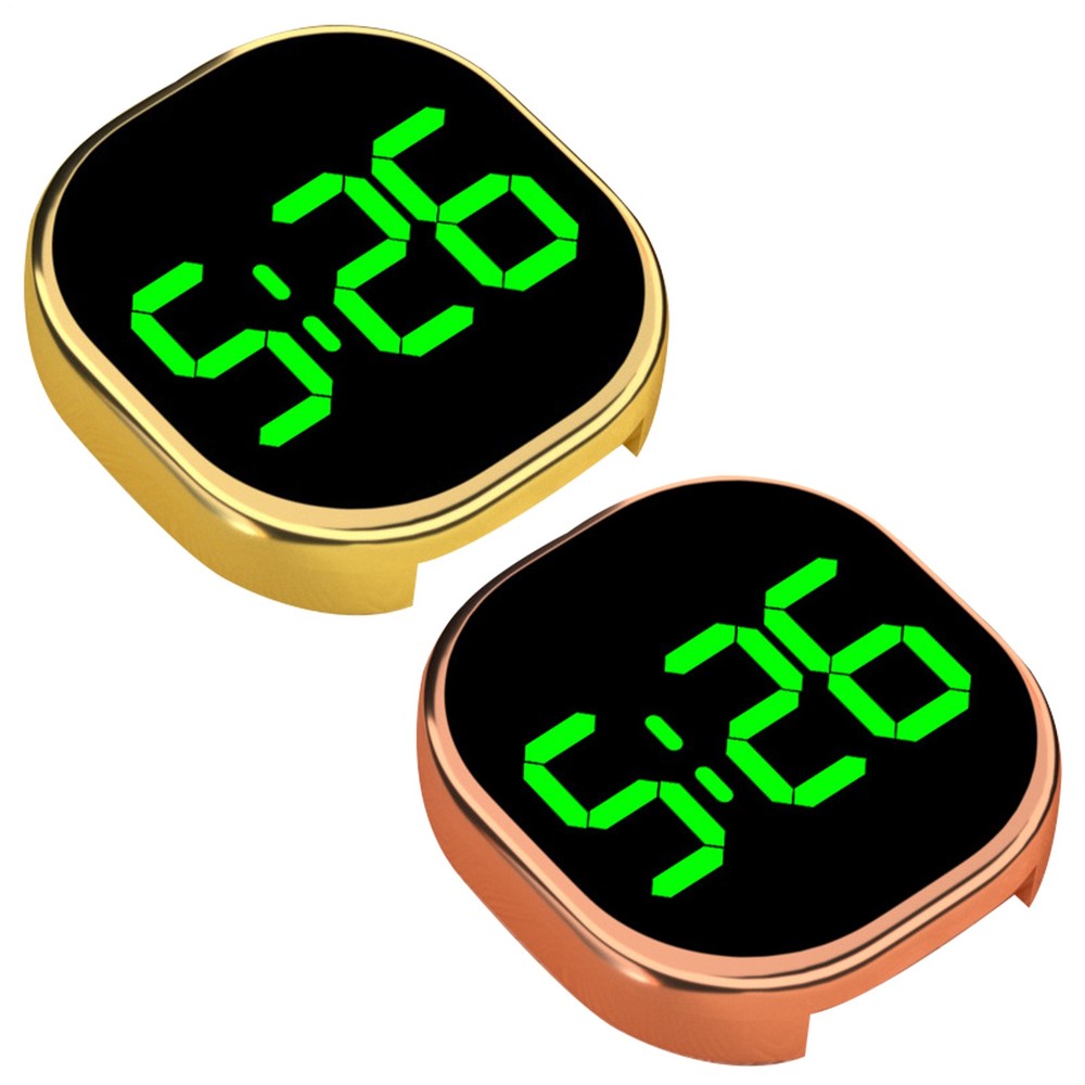 Mini Digital Clock Universal LED Digital Clock Car Dash Stick-On Clock Accessory
