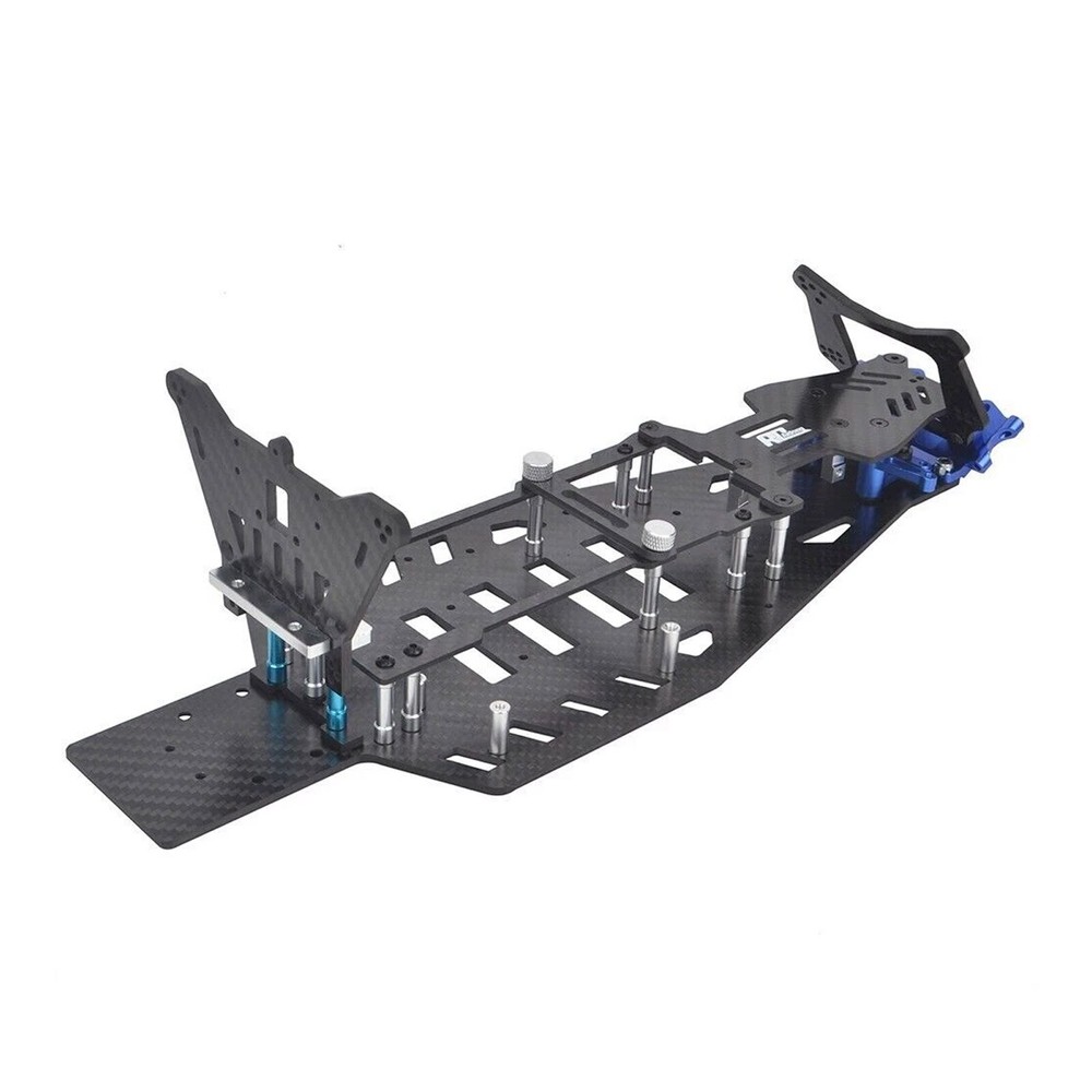 Carbon Chassis Frame Conversion Kit for Rustler VXL 2WD Bandit Upgrades