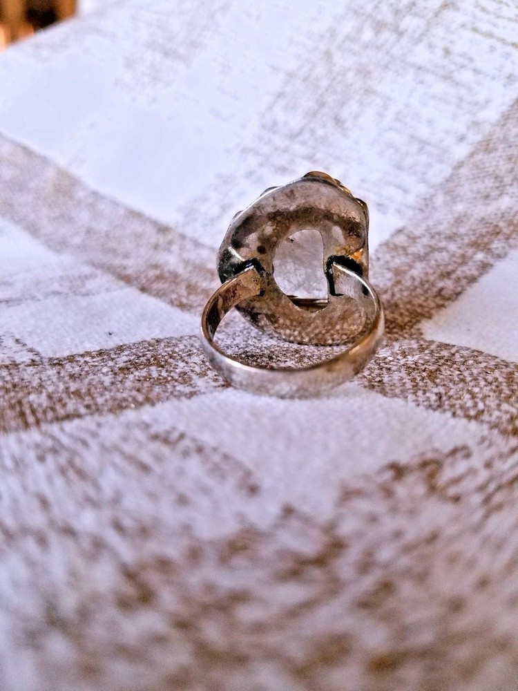 Sterling Silver Rutilated Quartz Ring