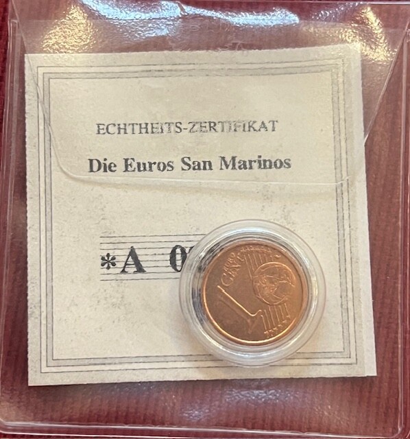 San Marino 1 EURO cent 2006 UNC