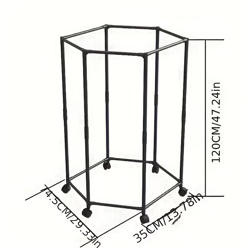 Rotating Clothes Rack Standing Garment Rack Space Saving Closet Organizer