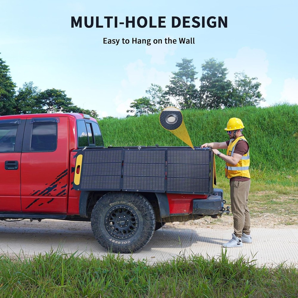 VTOMAN VS200 Pro Portable Solar Panel 200W 48V, 23% Efficiency Foldable Panel