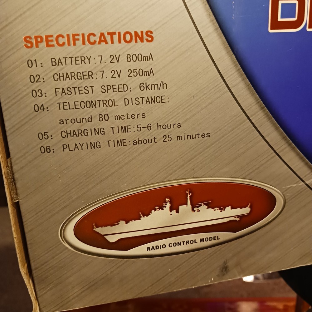 JHT RC Destroyer Warship Model Boat with Remote Control