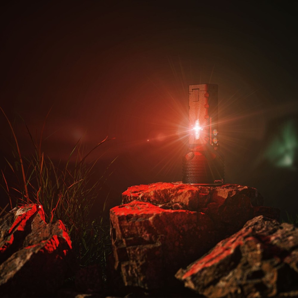 RovyVon S2 Premium 10000 lumens Search Flashlight open box