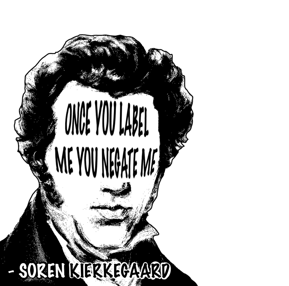 Soren Kierkegaard Quote Stickers