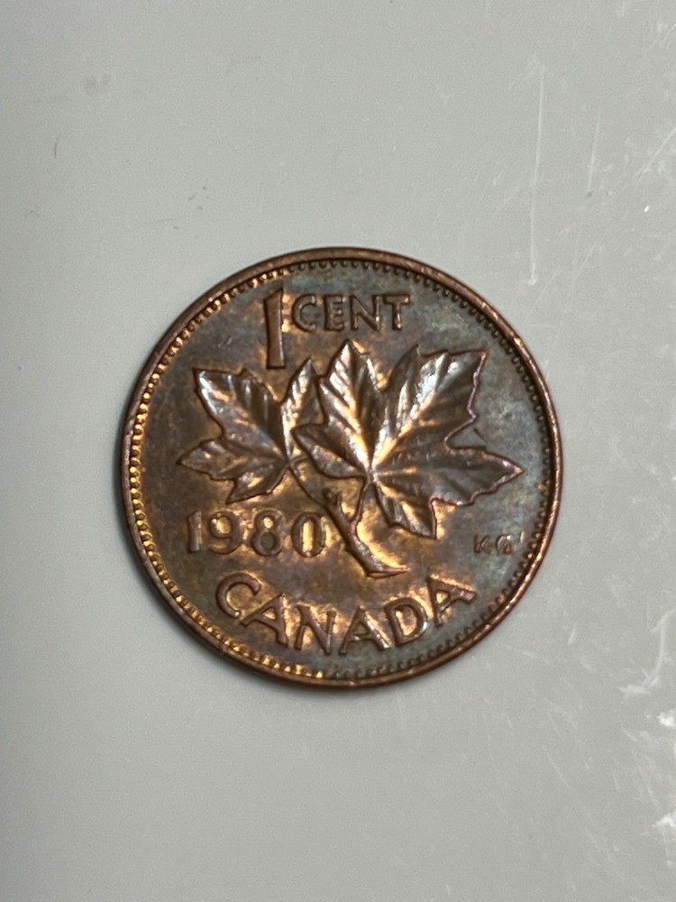 1980 Canada Small Cent Elizabeth II
