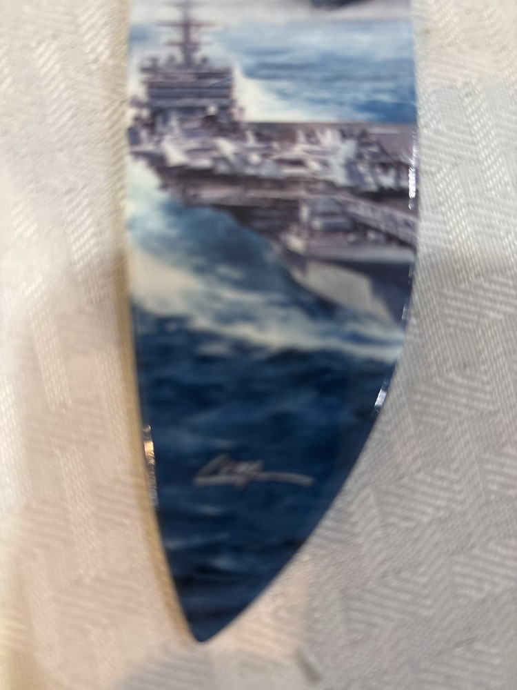 US Navy “Commitment” Dagger non-Steel Display Knife featuring Naval Power