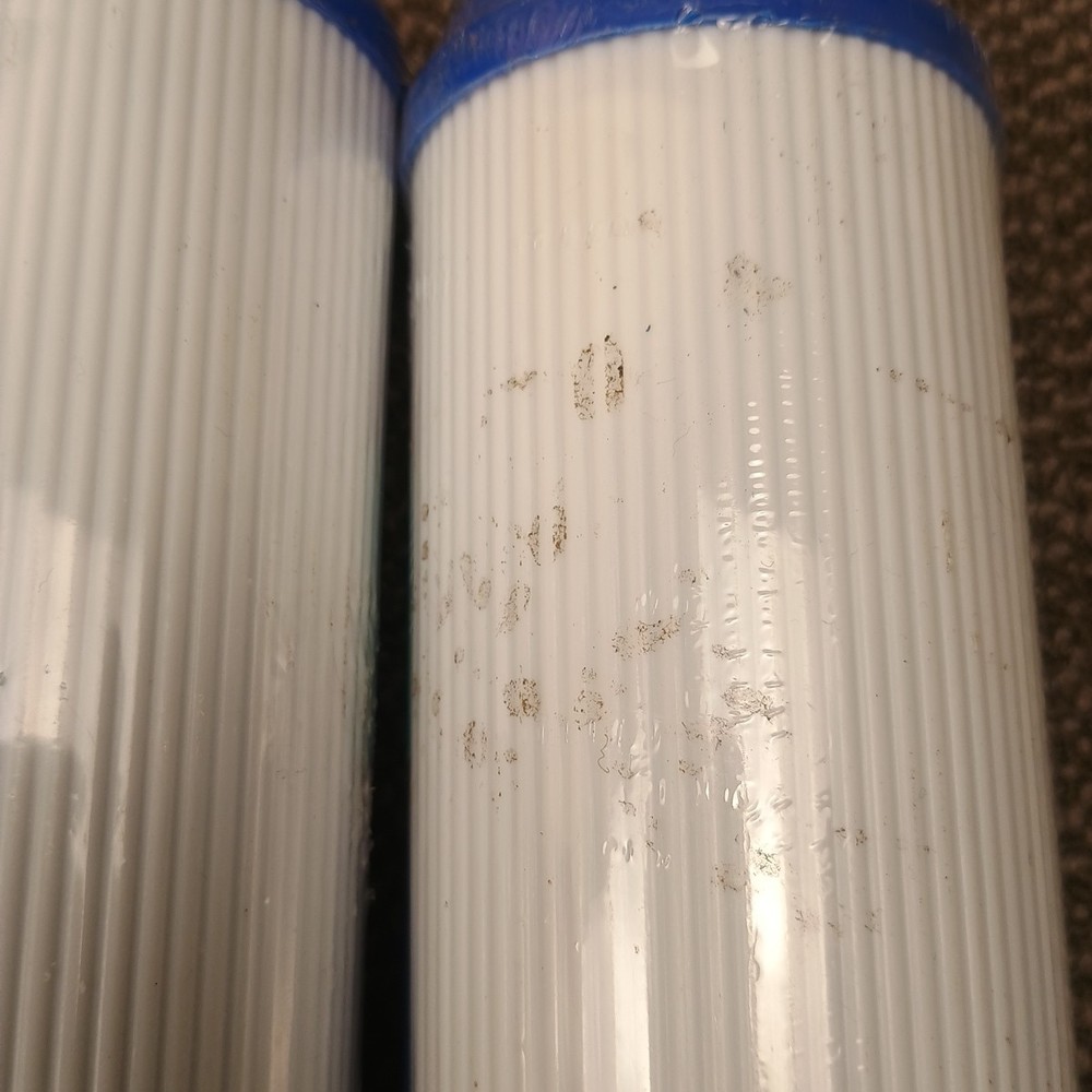 Granular Activated Carbon Filter 9.875 inch x 2.5 inch 2 Pack (READ description)