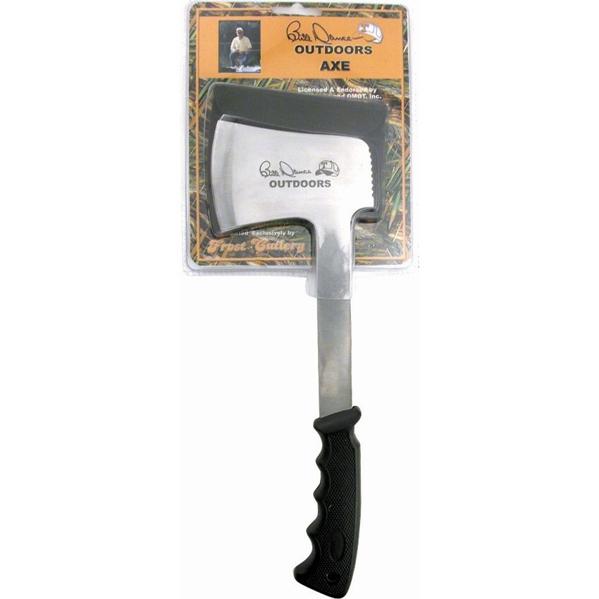 Frost Cutlery Bill Dance Outdoors Axe 4" Stainless Head Grooved Rubber Handle