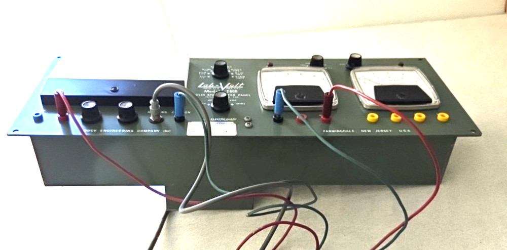 * WORKING Lab-Volt Model 280B Solid State Meter Panel analog FET multimeter-RARE