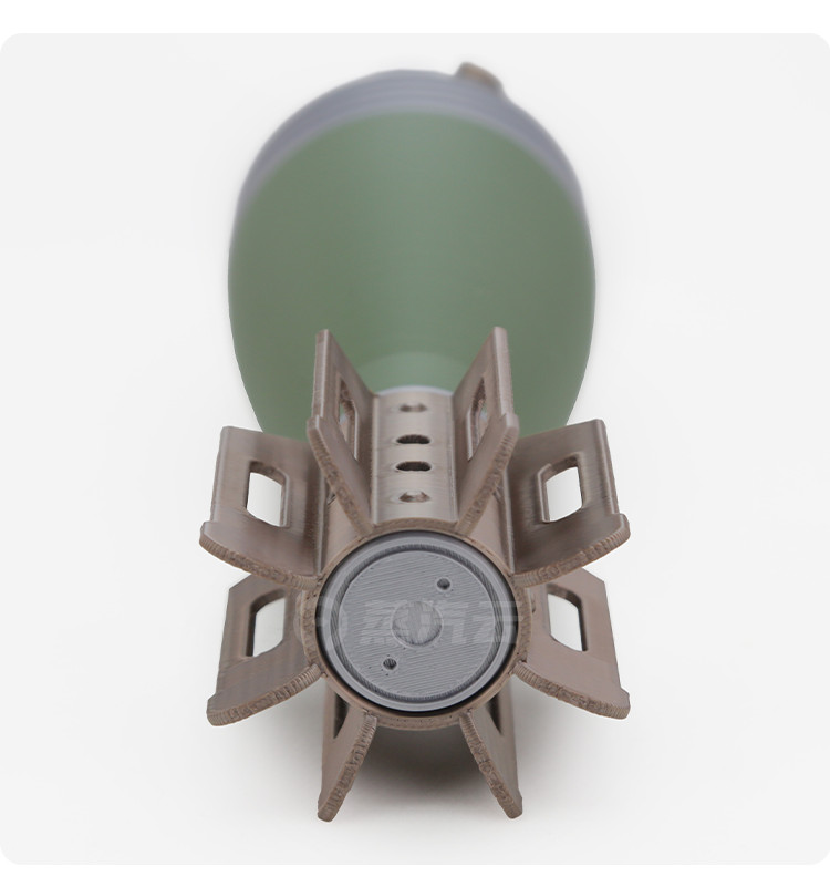 WWII US M49 Mortar Shell Model 3D Printed Highly Detailed