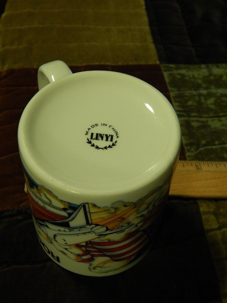 NASA Merch. ~ "Roger That!" (1995) USA Space Program ~ Coffee Mug ~ Ceramic Cup