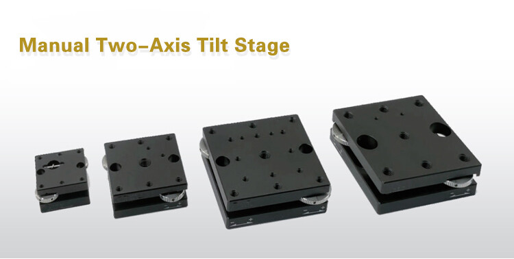 Manual Two-Axis Tilting Stage Fine Tuning Displacement Platform Sliding Table 1X