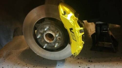 Yellow Anodized Coating Spray Can Brake Engine Custom Caliper Paint High Temp