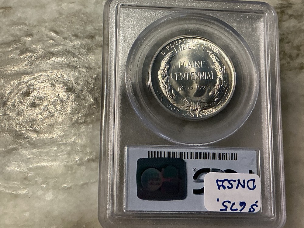 1920 Maine Silver Commemorative Half Dollar MS66