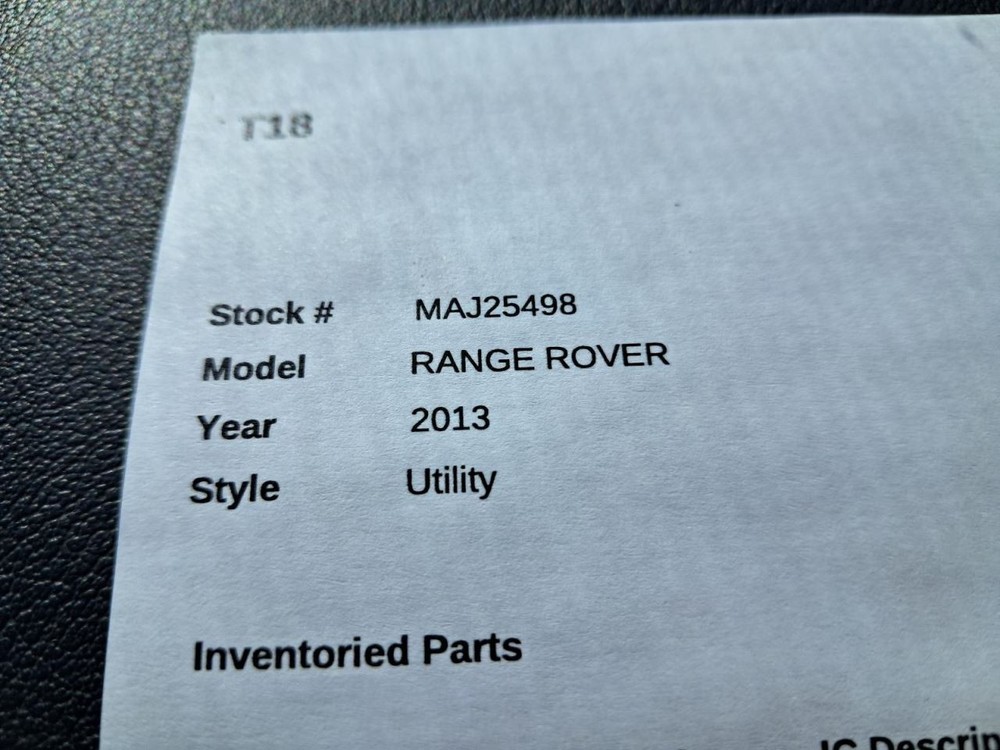 Fuse Box Engine Fits 13-18 RANGE ROVER 4852023