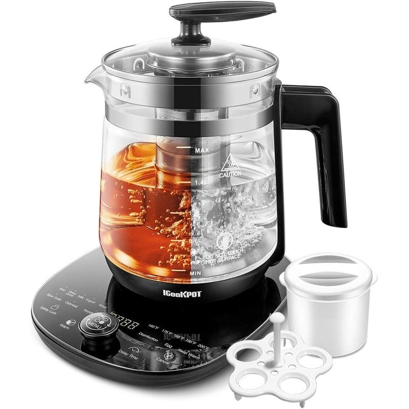 Programmable Electric Kettle Precise Temp Control Multi-Function Tea Maker Kit