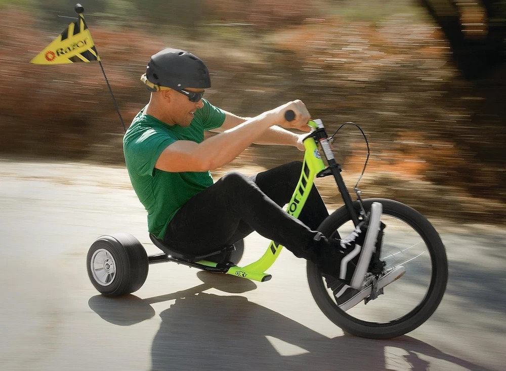 Razor DXT Drift Trike Yellow One Size