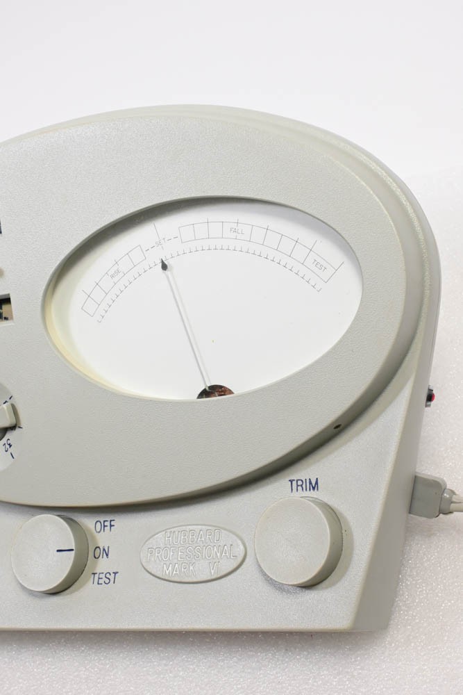 Scientology Professional Mark VI E-Meter Hubbard Electrometer LIGHT GRAY **READ*