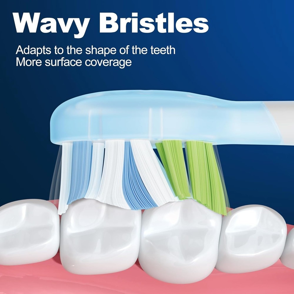 Advanced Sonicare Replacement Brush Heads - 8 Pack, Soft & Effective Cleaning