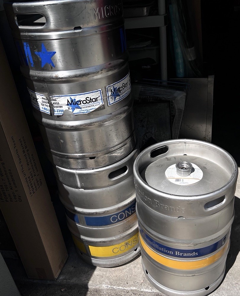 MicroStar & Constellation Brands Commercial Empty Beer Kegs