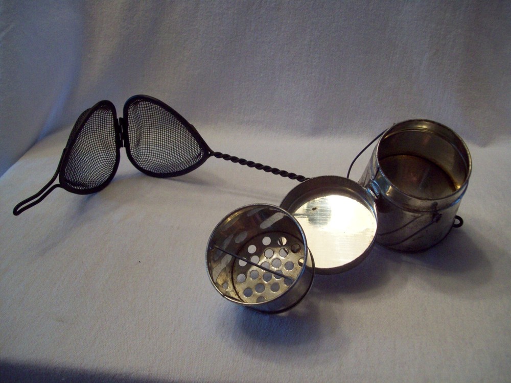 Vintage Strainer Two Sided & Tin Strainer