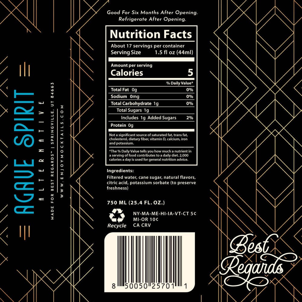 Non-Alcoholic Agave Spirit